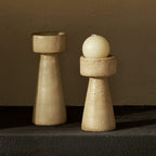 Kerzenhalter-Set mit zylindrischer Oberseite
