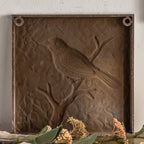 Quadratisches Wandbild-Set mit Vogelmotiven