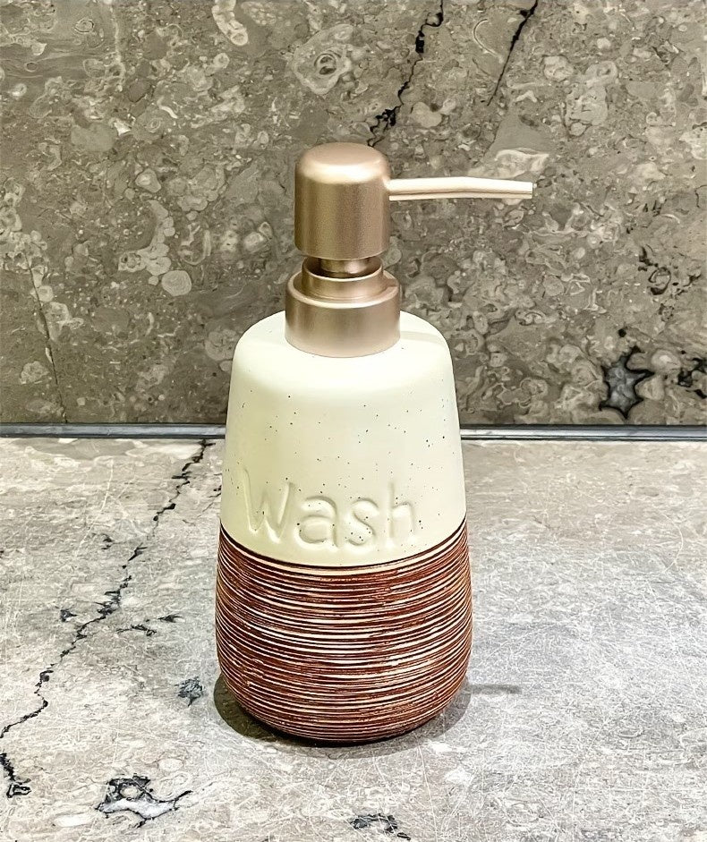 Zweifarbiges Badezimmer-Accessoires-Set